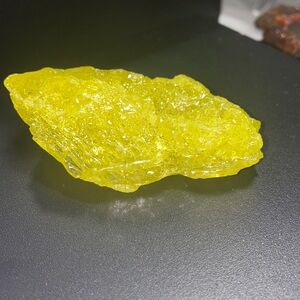 Sulfur Skeletal crystal - natural - Bolivia